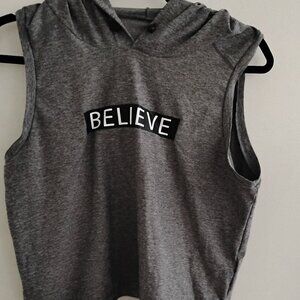 DANSKIN GRAY NO SLEEVE